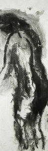 chinese ink, rice paper. 148x49 cm. 2022